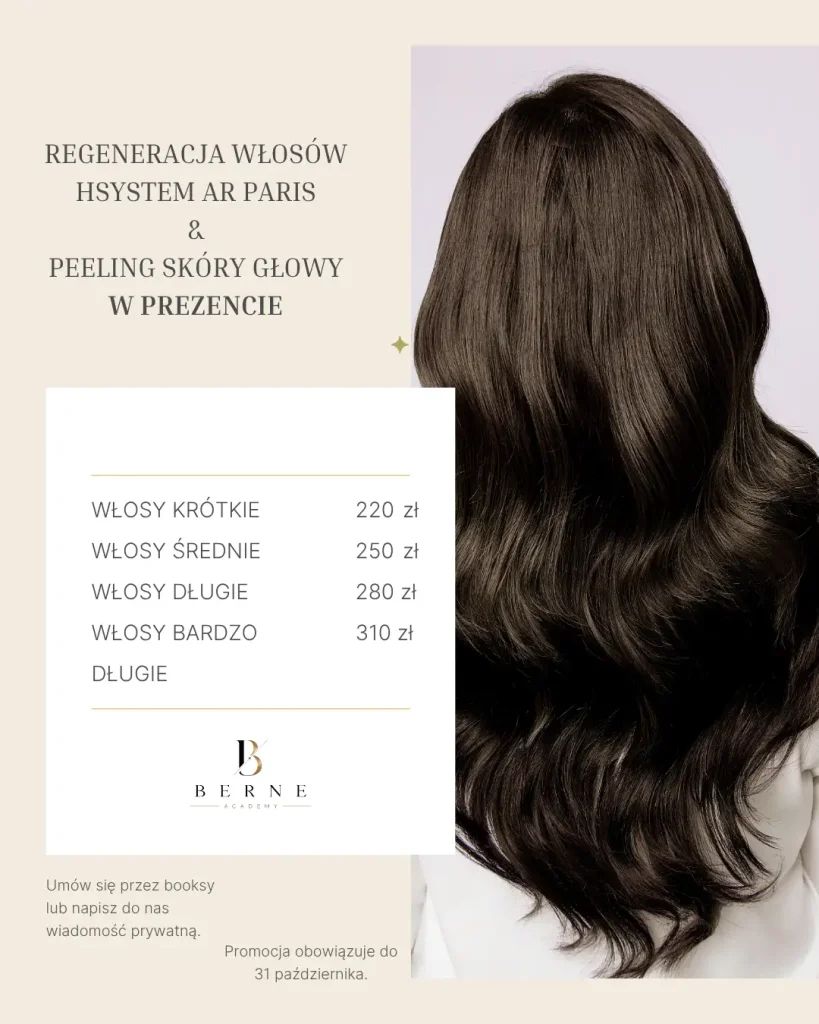 Home 1 Promocja - Regeneracja włosów HSYSTEM AR PARIS & PEELING SKÓRY GŁOWY Berne Academy 2026